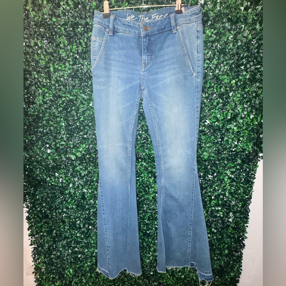 We The Free Light Blue Flare Jeans